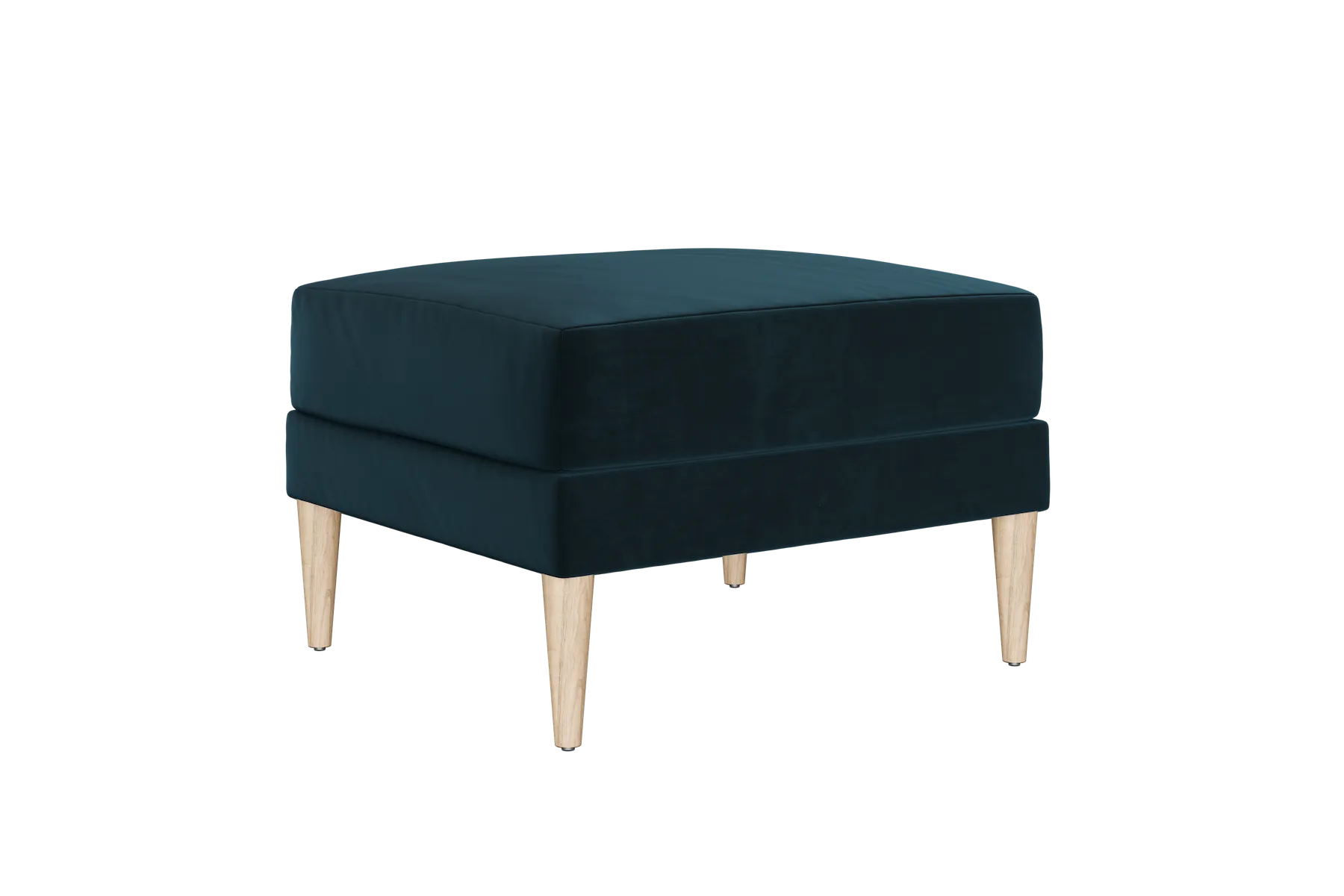 The Essential Ottoman in Recycled Velvet