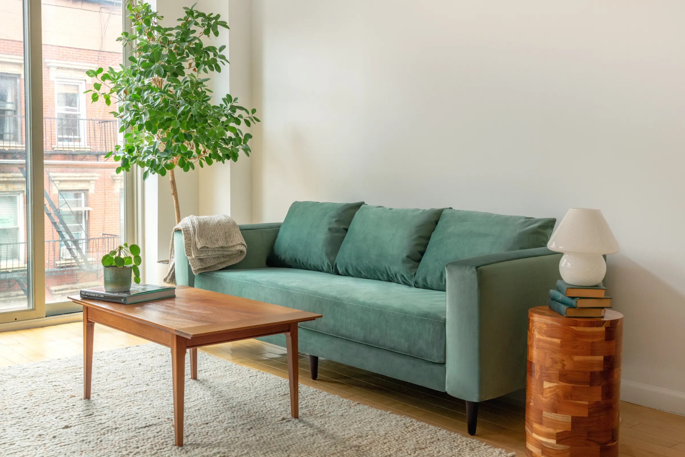 The Essential Sofa in Recycled Velvet