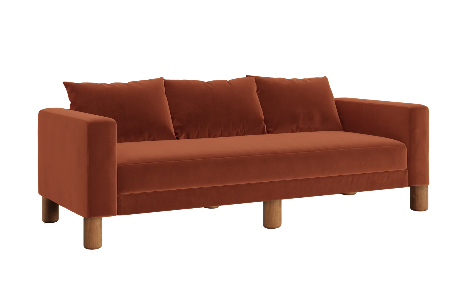 The Essential Sofa in Recycled Velvet