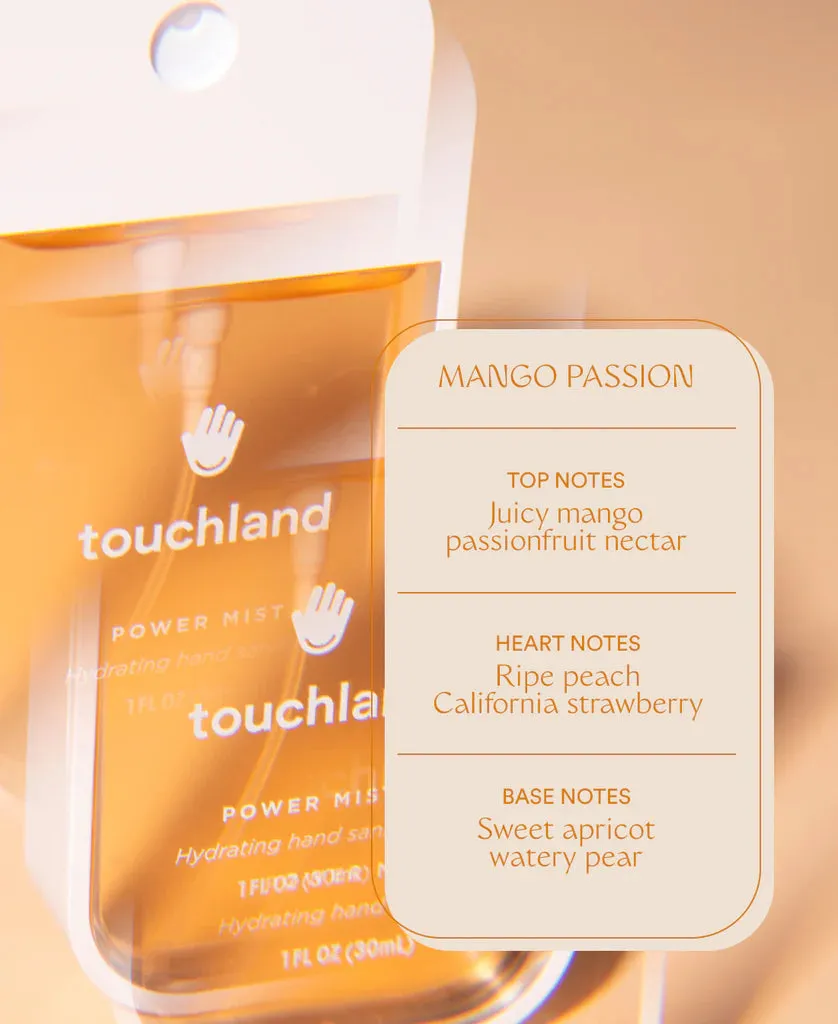 Touchland - "Power Mist" - Mango Passion - No Tax & No Duty