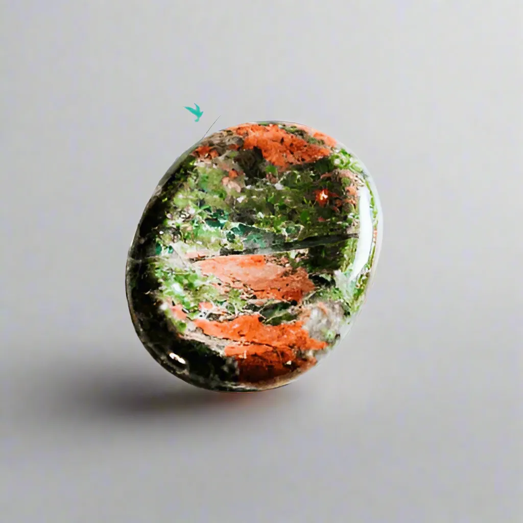 Unakite Worry Stone – Compassion, Healing, and Emotional Balance